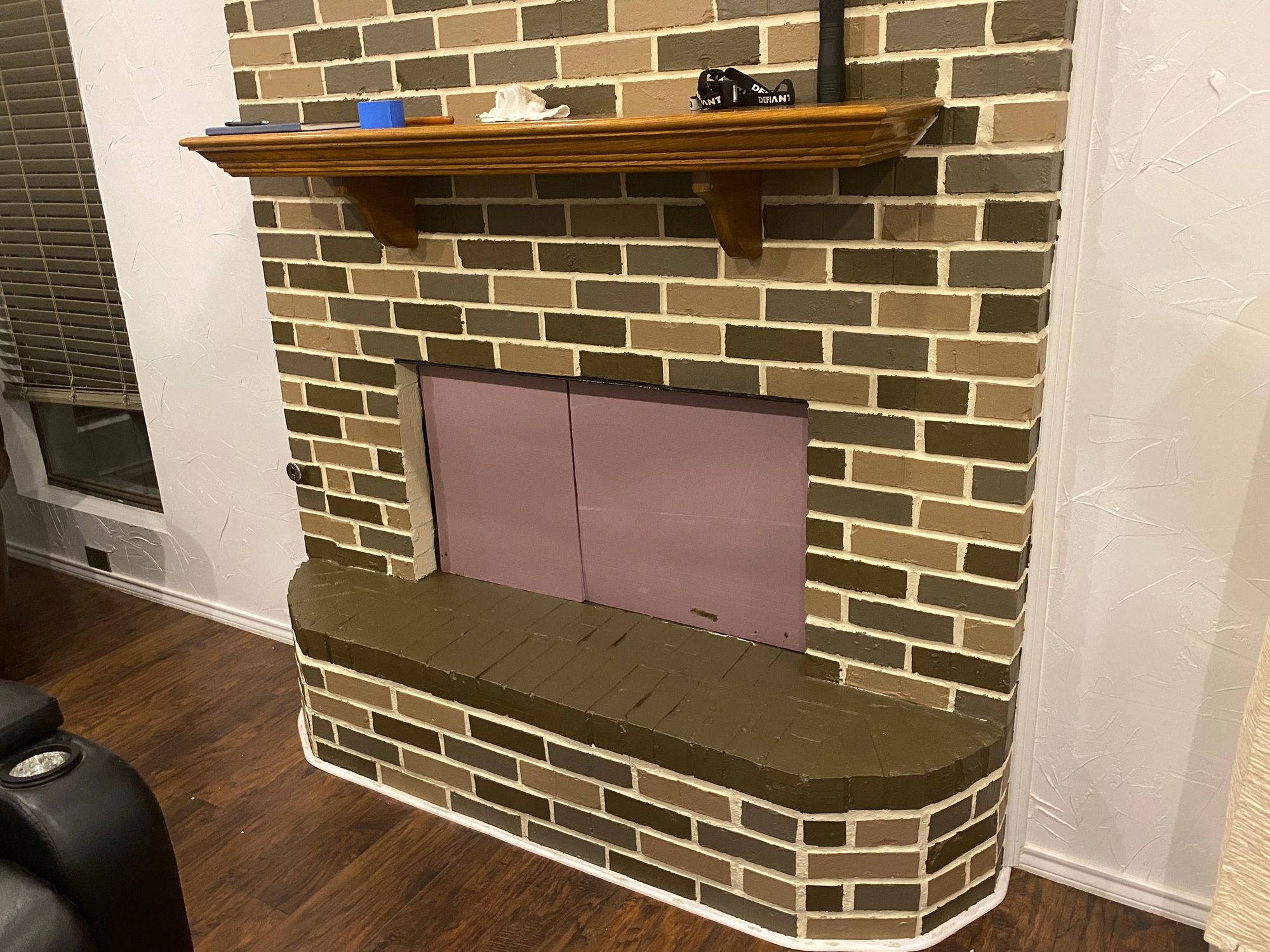 Fireplace remodel in Collin County, TX